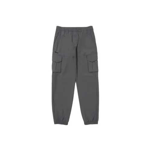 FILA Knitted Sweatpants Unisex Gray
