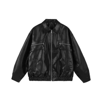 DARKCIRCLE Leather Jacket Unisex