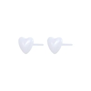 Lady Go Ceramic Stud Earrings Unisex