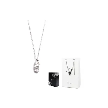 Empress 47 Concept Necklaces Unisex Sterling Silver White