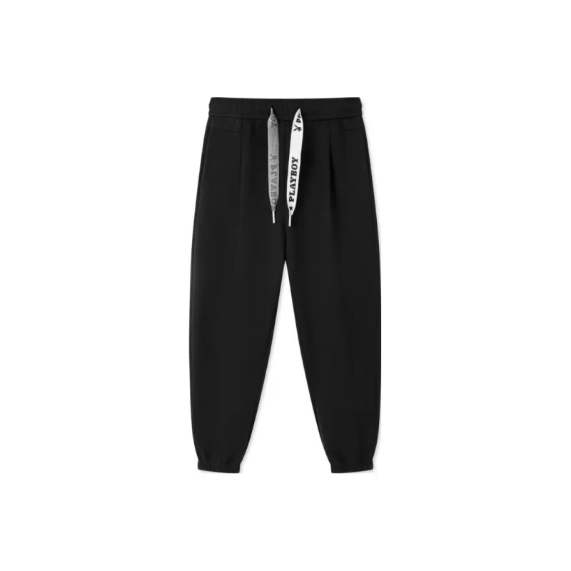 Playboy X GXG Knitted Sweatpants Men Black-0
