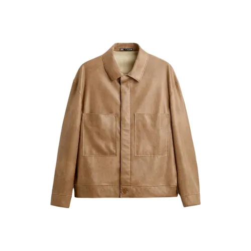 ZARA Jackets Coats Men's Butter