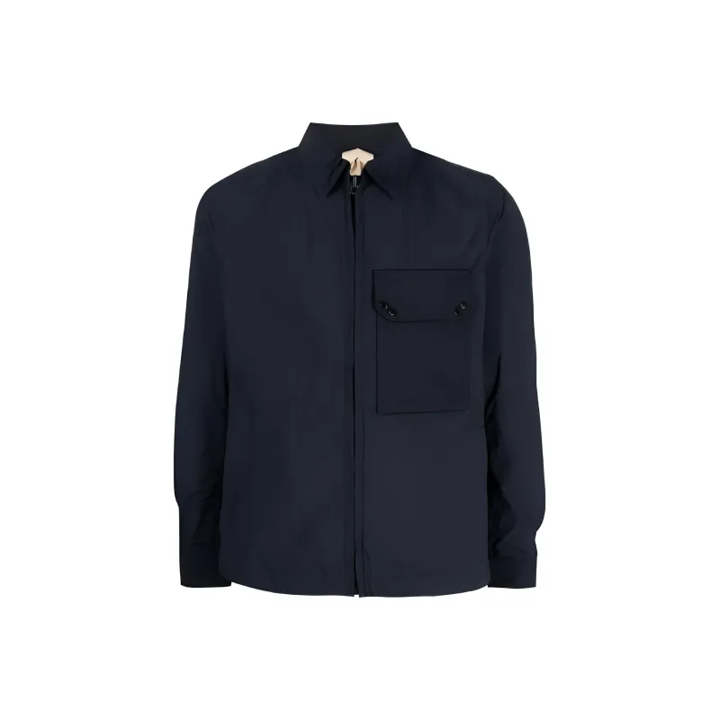 TEN C Chest Pocket Zipped Jacket-0