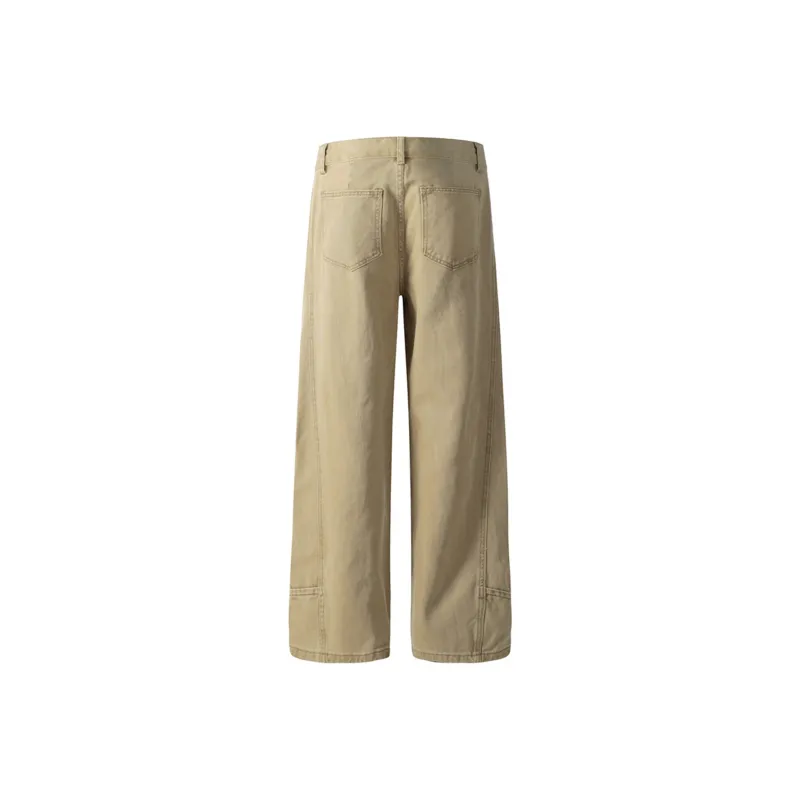 NEVER RULE Jeans Unisex Khaki-1