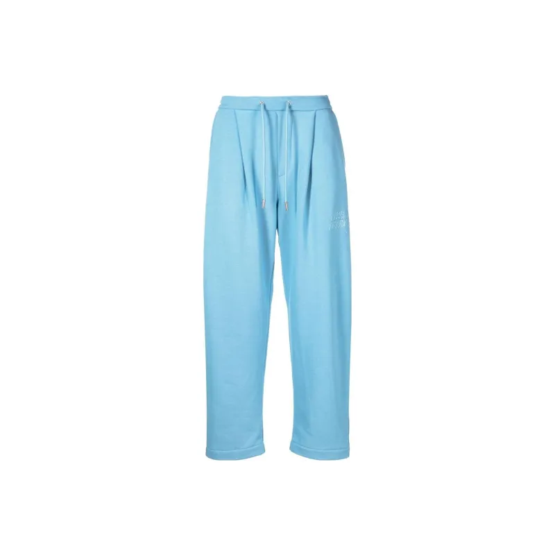 Opening Ceremony Knitted Sweatpants Men Light Blue-0