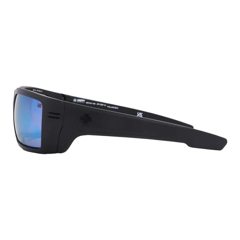 SPY Plastic Irregular Shape Sunglasses Men's Black-2