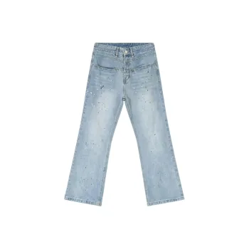 Voguo Relay Bootcut Jeans Unisex Black Blue