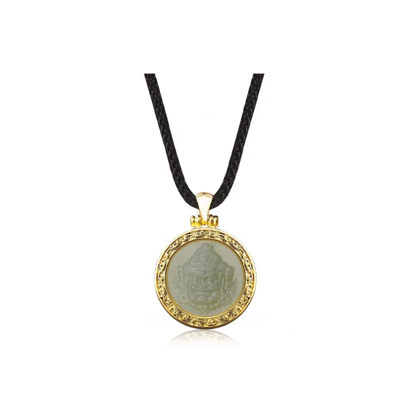 ZENGCAI Pendants Pale Greenish White Jade Unisex-0