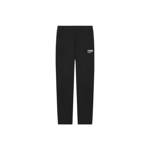 FILA Knitted Sports Pants Men's Jet Black