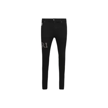 AMIRI Snake Logo Printed Skinny Jeans