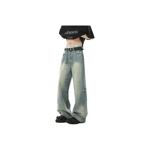 WOOG2005 Jeans Unisex Blue