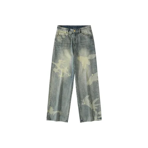 CONP Jeans Unisex Yellow Blue