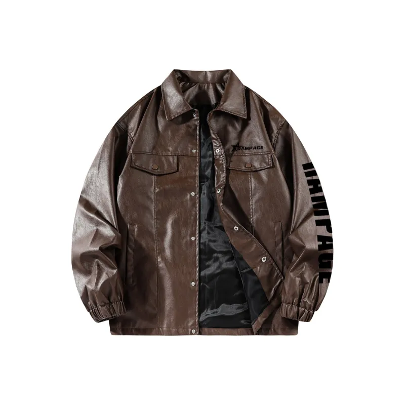RAMPAGE Leather Jackets Unisex-4