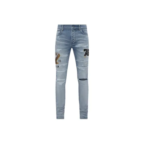 AMIRI Distressed Skinny handbag jeans