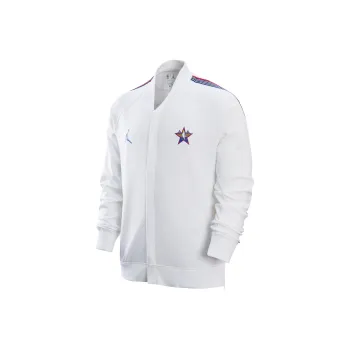 Jordan x NBA All star Jacket Men's White/Lamp Grass Blue
