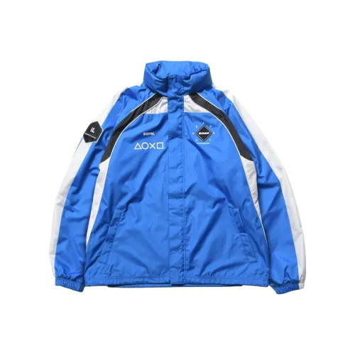 Playstation X F.C Real Bristol PlayStation Co-brand Jackets Unisex Blue