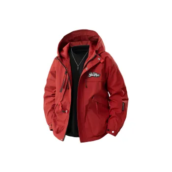 David Bakken Jackets Coats Unisex Sandy Salt Red
