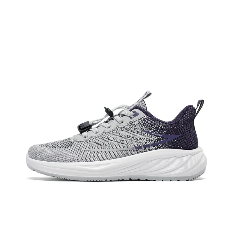 Warrior Rebound Abrasion Resistant Lightweight Breathable Slip Resistant Low Top Casual Shoes Women's Gray Tibetan Cyan-0