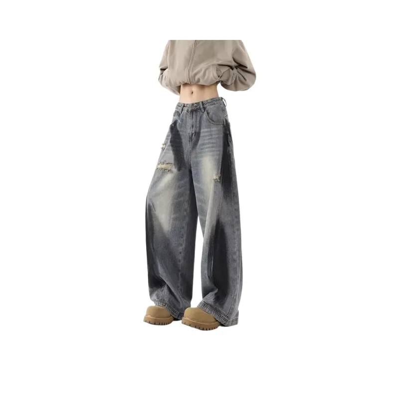 JUNGLE PANDA Jeans Unisex Blue-0