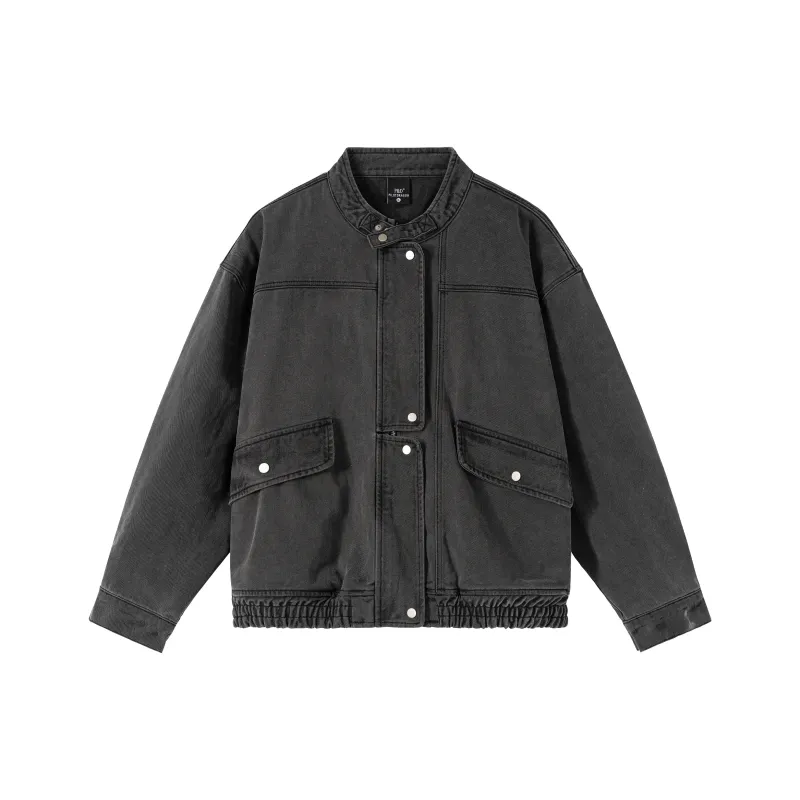 PILOTDRAGON P&D 24FW Denim Jackets & Coats Unisex Dark Gray-0