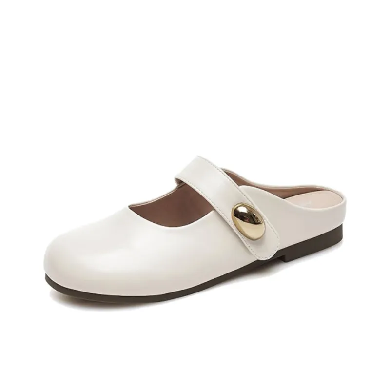 AGSDON Rubber Sole Closed Toe Slippers Women's-1