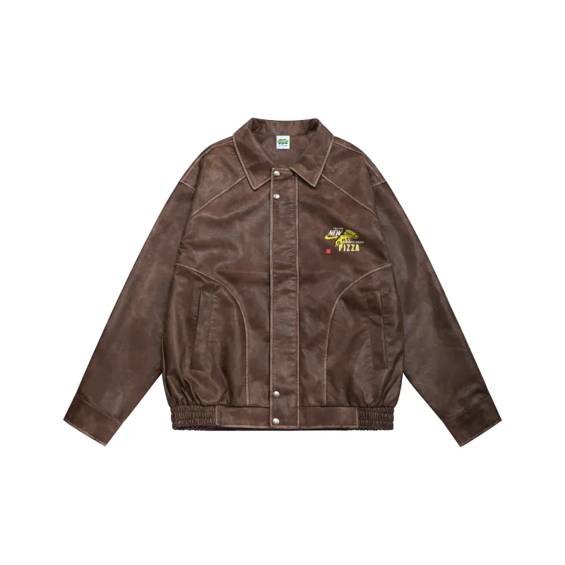 SPONGEBOB SQUAREPANTS Leather Jacket Unisex-3