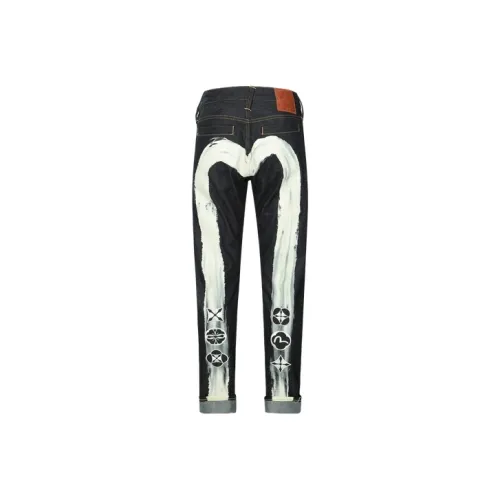 EVISU Jeans Men Denim Blue