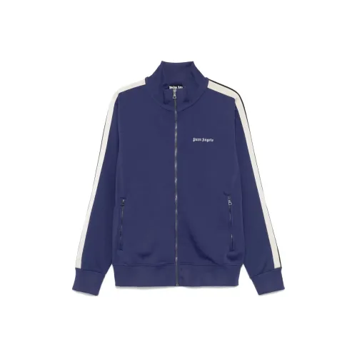 PALM ANGELS Logo Printed Zipped Track Jacket