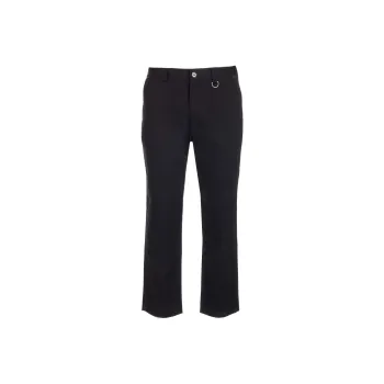 Burberry Button Detailed Straight Leg Trousers