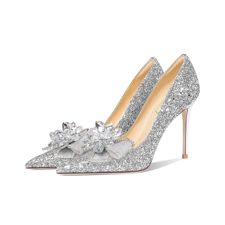Holy Rose High Heels Women's Silver-1