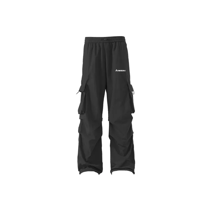 Kawasaki Cargo Pants Unisex Burgundy-6