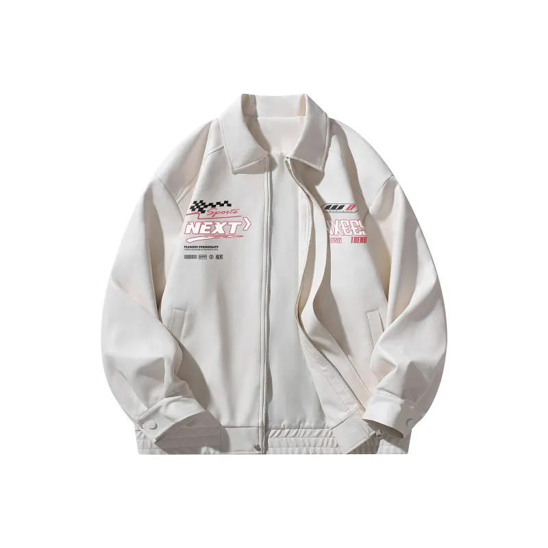 Qnxeey Leather Jackets Unisex-3