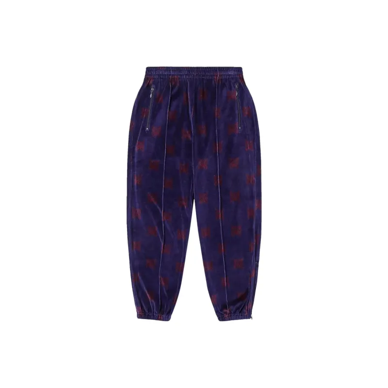 Needles Velour Papillon Zipped Track Pants-0