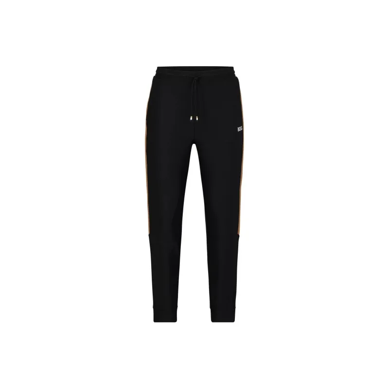 HUGO BOSS SS23 Knitted Sports Pants Men's Black-0