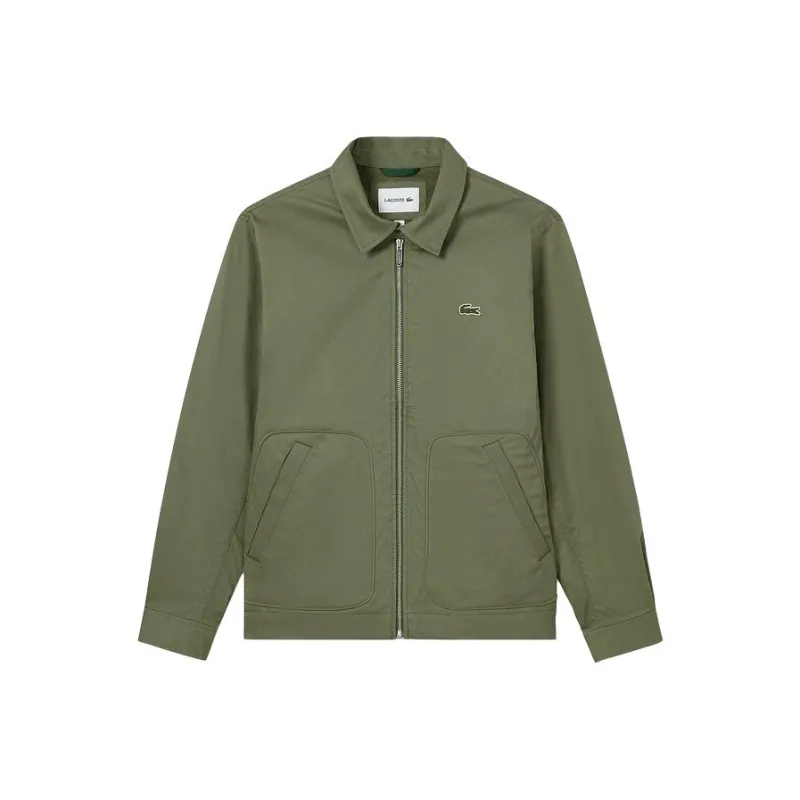 LACOSTE SS25 Jackets Coats Men's Khaki Green-0