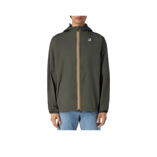 K WAY Jackets Coats Men's Olive Green