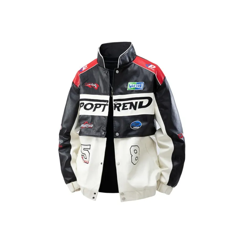 TESTUNG Jackets Coats Unisex White-6