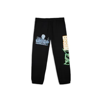 Brain Dead Knitted Sweatpants Men Black
