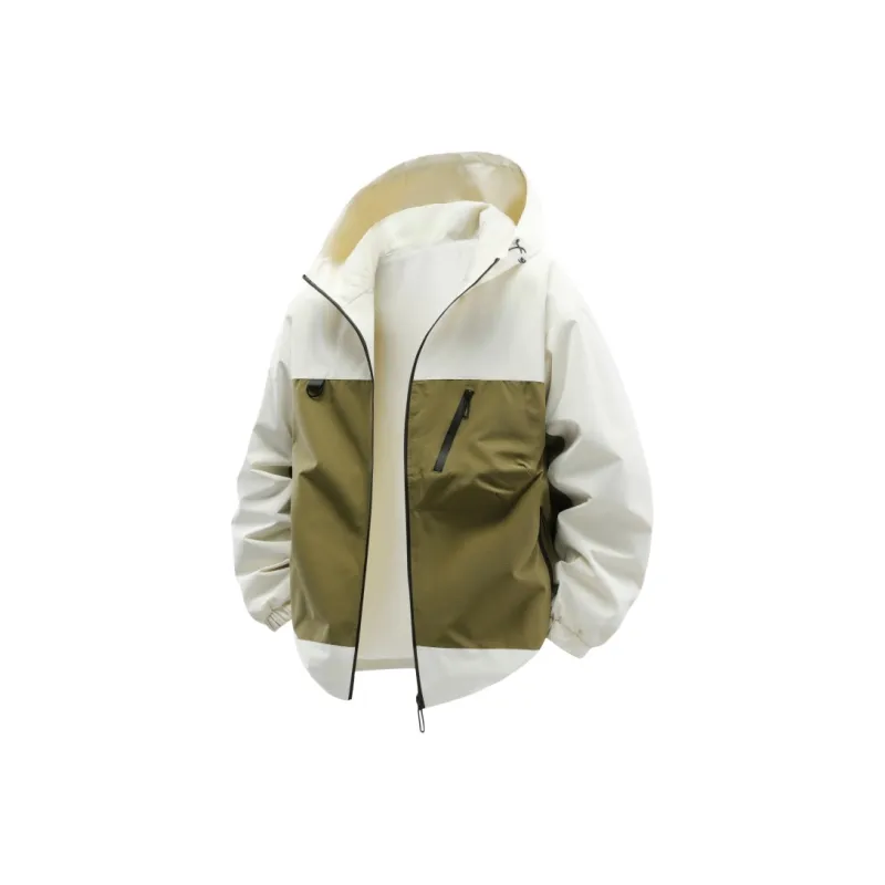 Small Columns Under The Sea Jacket Unisex-2