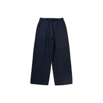 BORDERLESS BDLS Cone Casual Pants Unisex Navy Blue