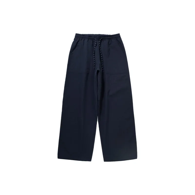 BORDERLESS BDLS Casual Pants Unisex Navy Blue-0