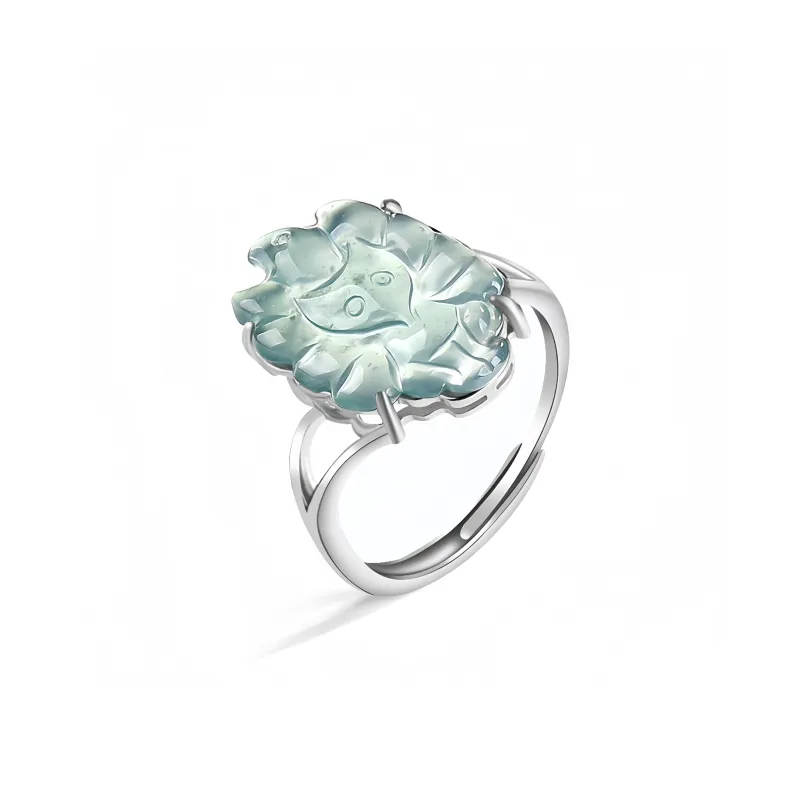 Noritake Ice Glutinous Jadeite Rings Unisex-0
