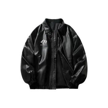 EOOVEN Leather Jackets Unisex