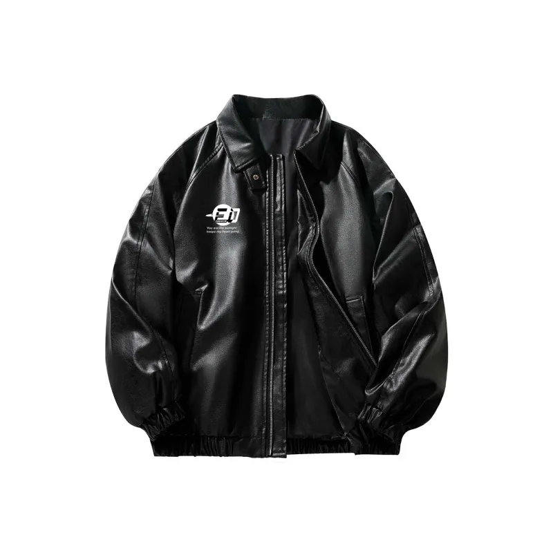 EOOVEN Leather Jackets Unisex-0