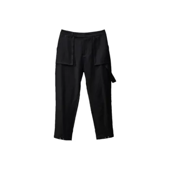 RICKYOUNG Casual Pants Unisex Black
