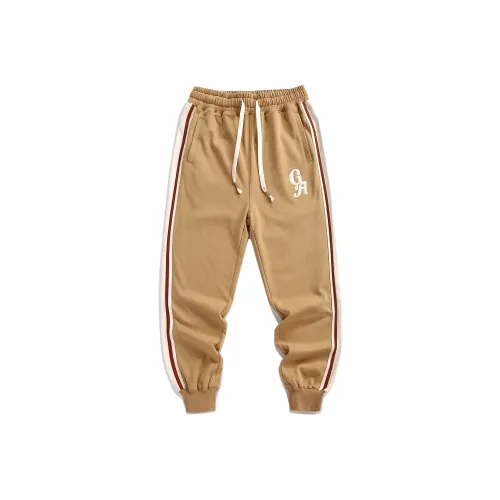 Guuka Knitted Sweatpants Men Cappuccino Color