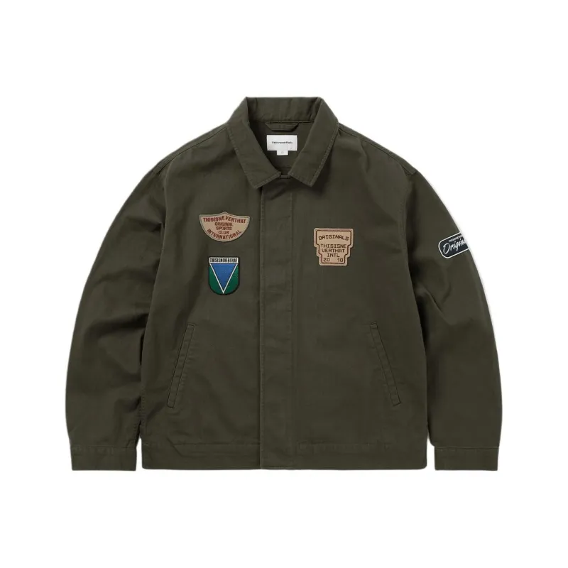 Thisisneverthat FW24 Souvenir Jacket Charcoal Jacket Unisex Charcoal Gray-0
