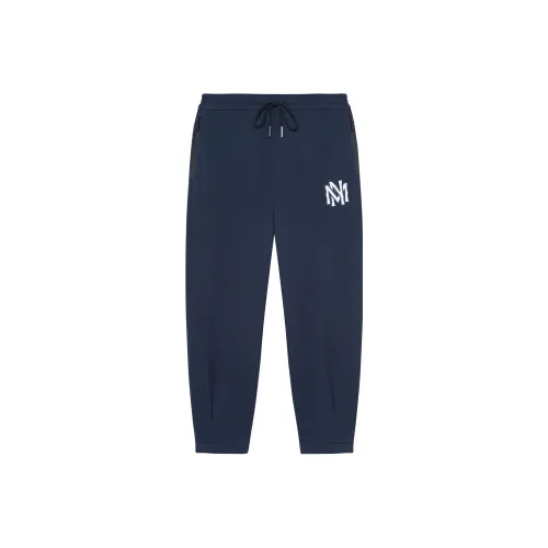 Mitchell Ness Knitted Sweatpants Unisex Navy Blue