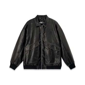 BD.POWER UP+ Leather Jacket Men's Black