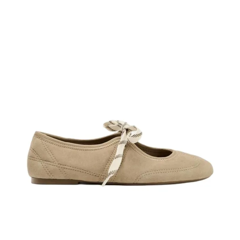 ZARA Casual Single Shoes Women's Brown-1